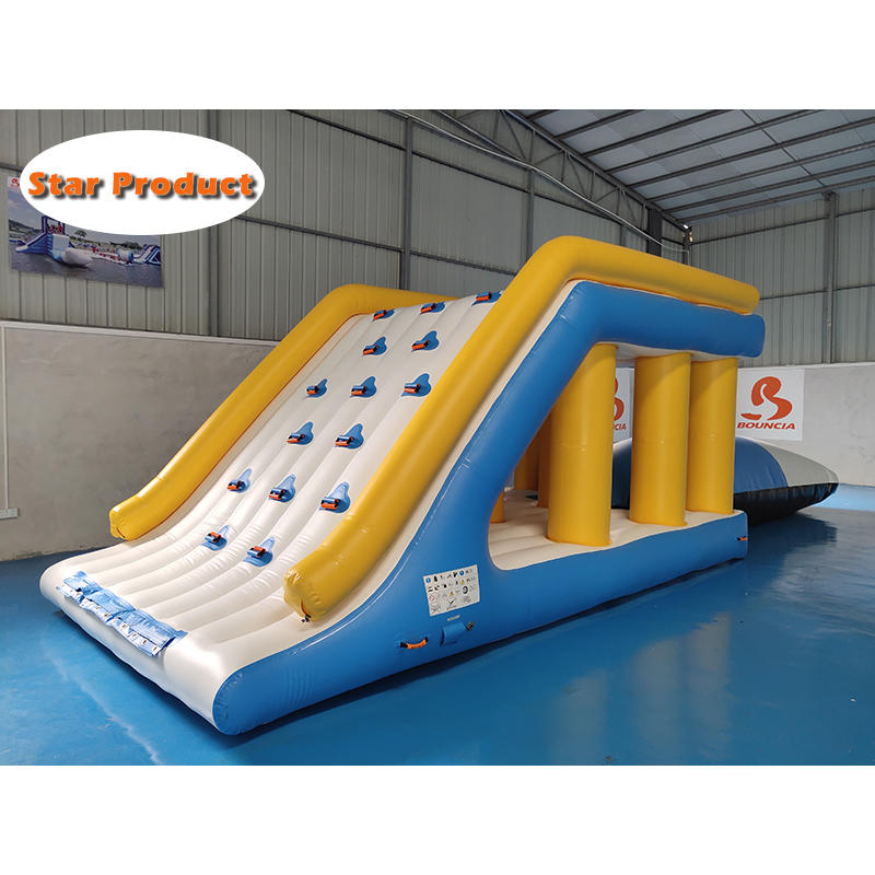 Commercial Grade Inflatable Water Jumping Pillow For Lake